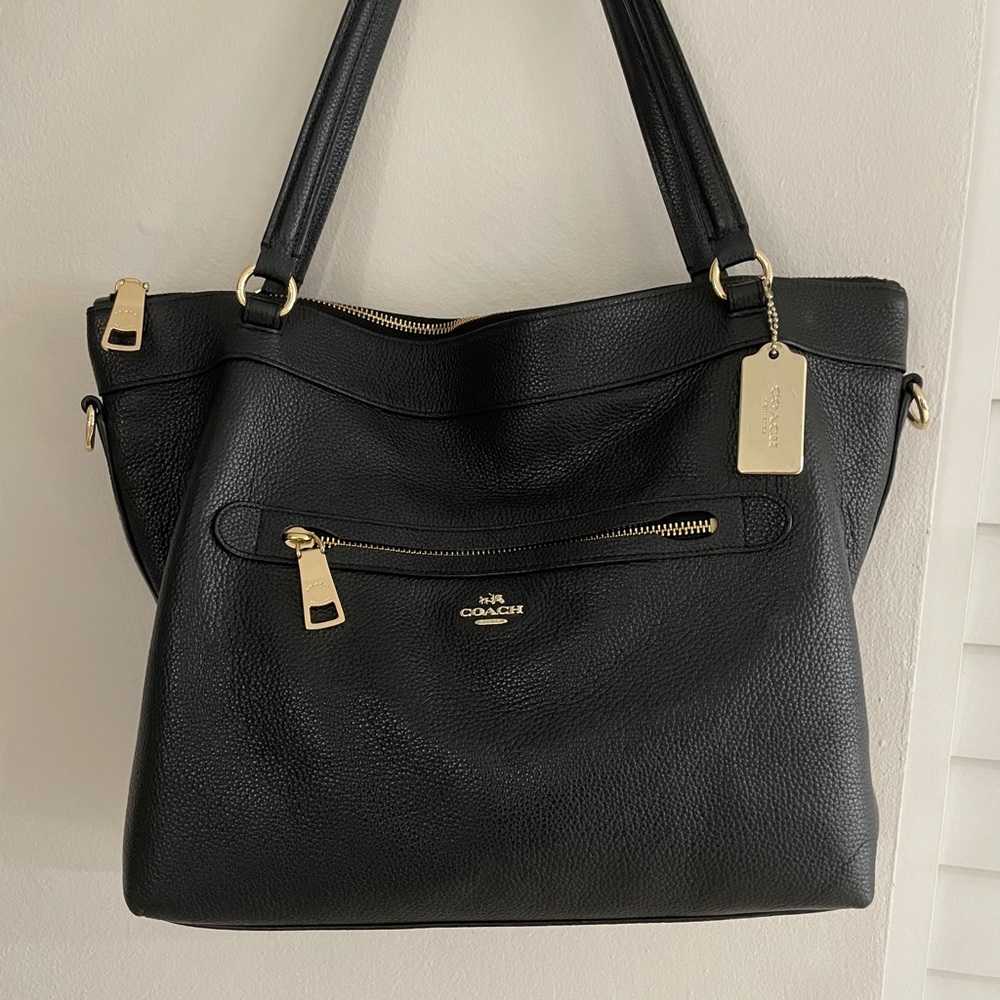 Coach leather purse